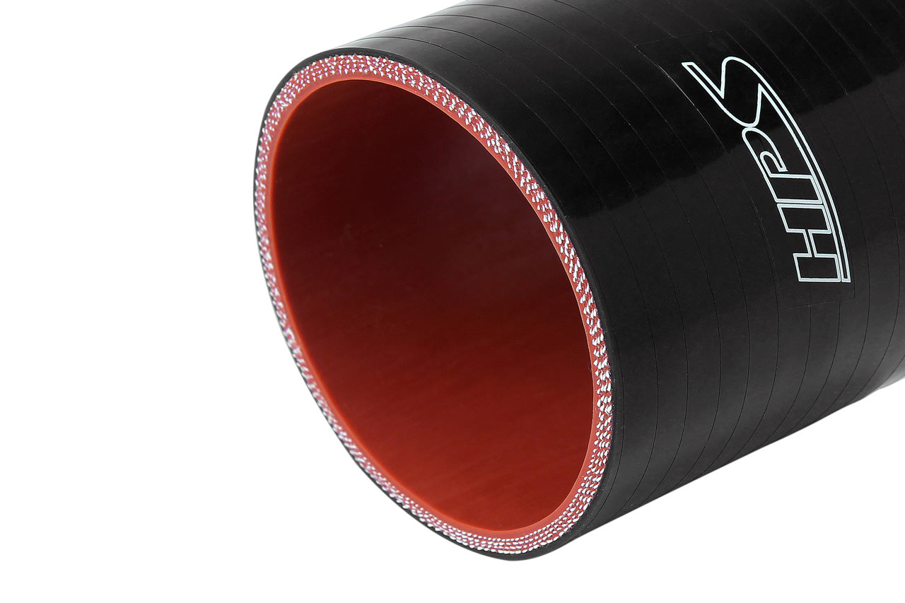 HPS Performance Products HPS 1/4" (6.5mm) Silicone Straight Coupler Hose, High Temperature 4-ply Reinforced