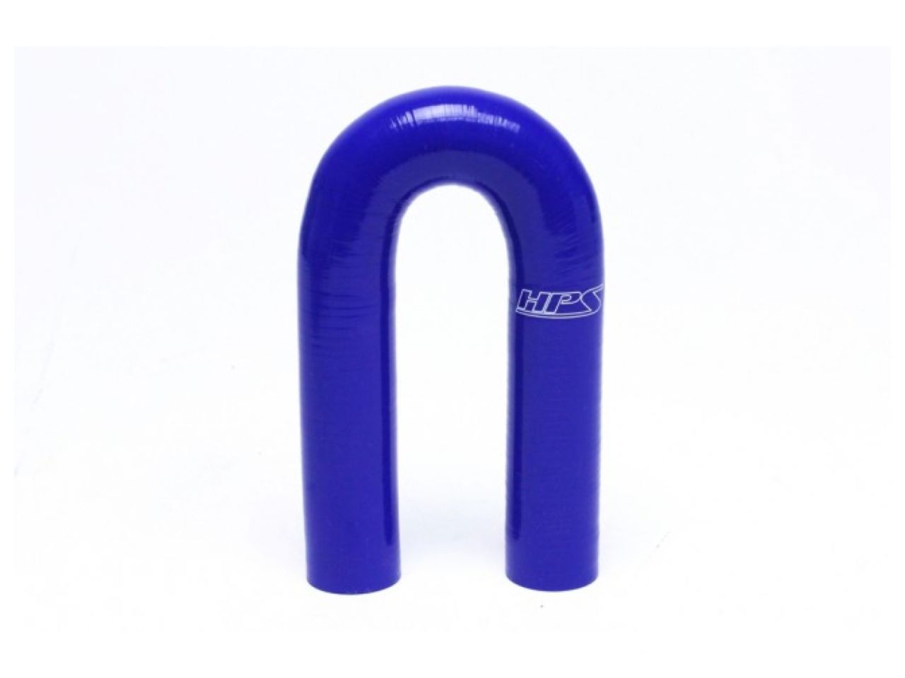 HPS 1-1/2" ID, Silicone 180 Degree U Bend Elbow Coupler Hose, High Temp 4-ply Reinforced, Blue, 38mm ID