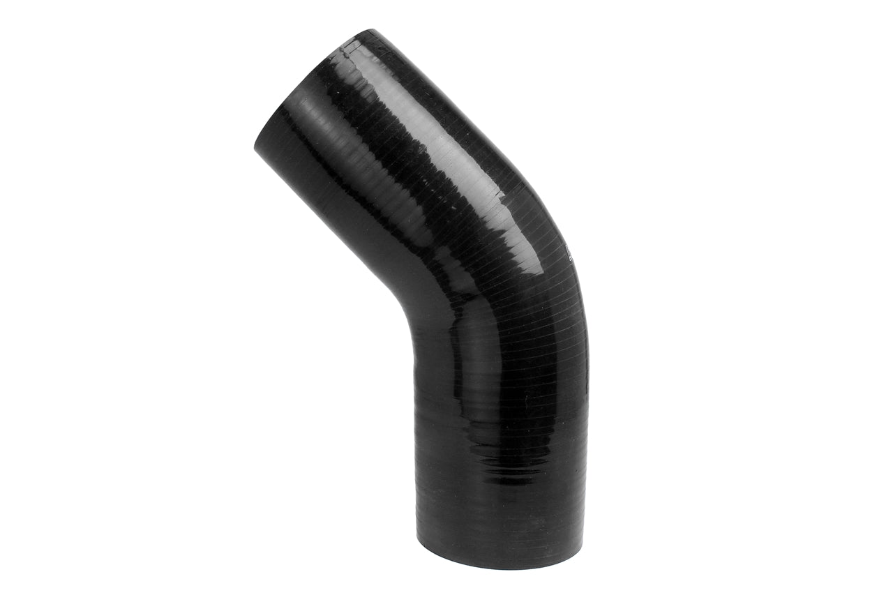 HPS 3-1/2" Silicone 45 Degree Elbow Coupler Hose, High Temp 4-ply Reinforced, 89mm ID