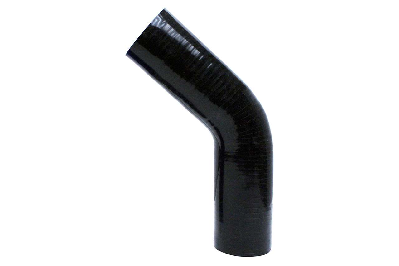 HPS 2-1/4" Silicone 45 Degree Elbow Coupler Hose, High Temp 4-ply Reinforced, 57mm ID