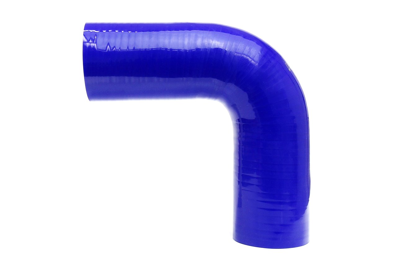 HPS 5/8" (16mm) Silicone 90 Degree Elbow Coupler Hose, High Temperature 4-ply Reinforced, Black or Blue