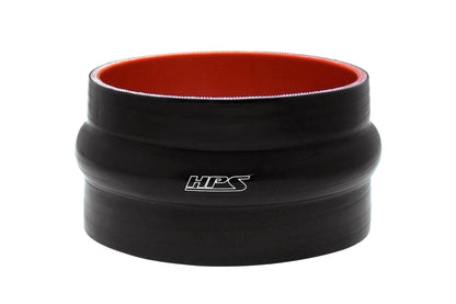HPS High Temp Reinforced Silicone Single Hump Coupler Hose, Max. Temperature 350F, Black