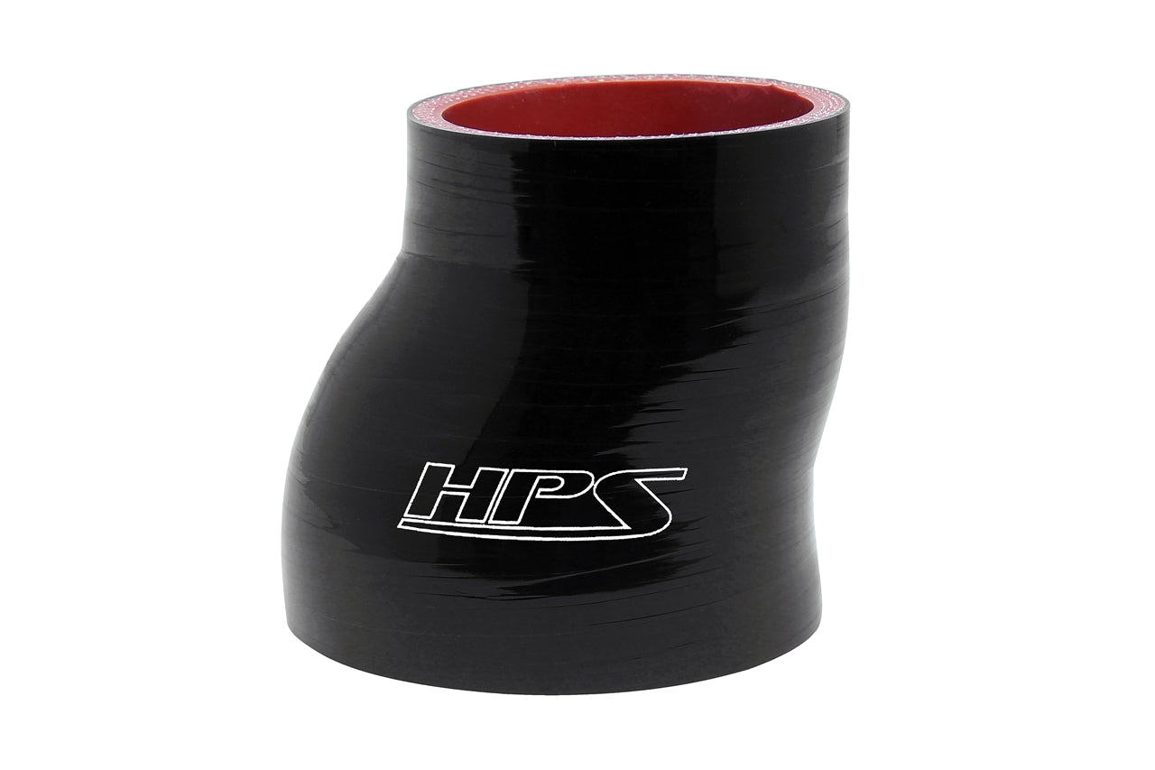 HPS 3" - 3-1/2" Silicone Offset Reducer Coupler Hose, High Temperature 4-ply Reinforced