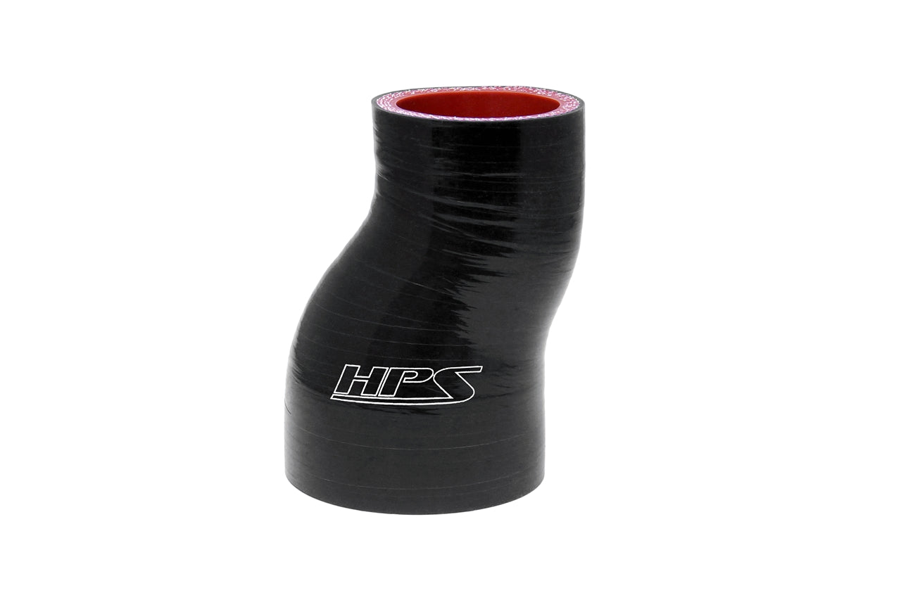 HPS 2" - 2-1/2" Silicone Offset Reducer Coupler Hose, High Temperature 4-ply Reinforced
