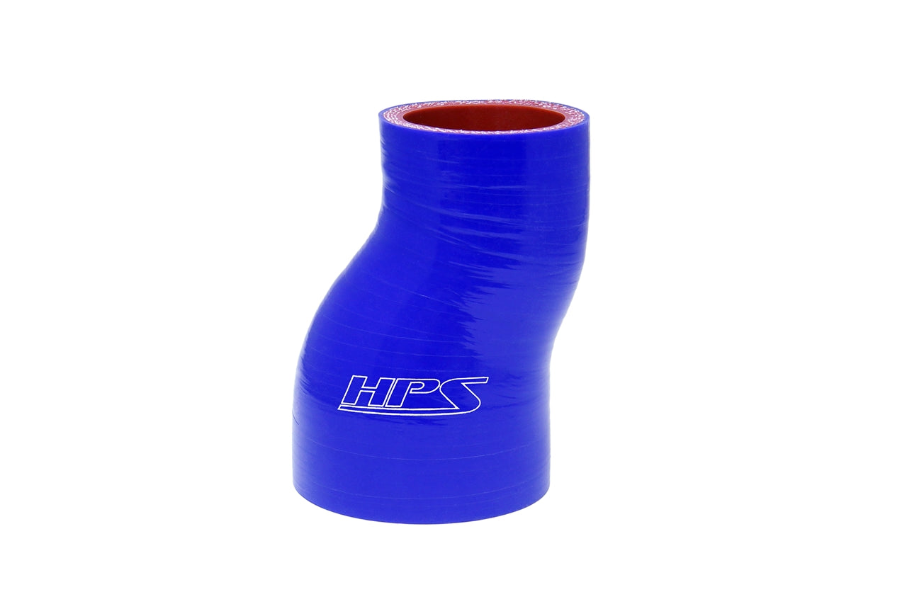 HPS 2" - 2-1/2" Silicone Offset Reducer Coupler Hose, High Temperature 4-ply Reinforced