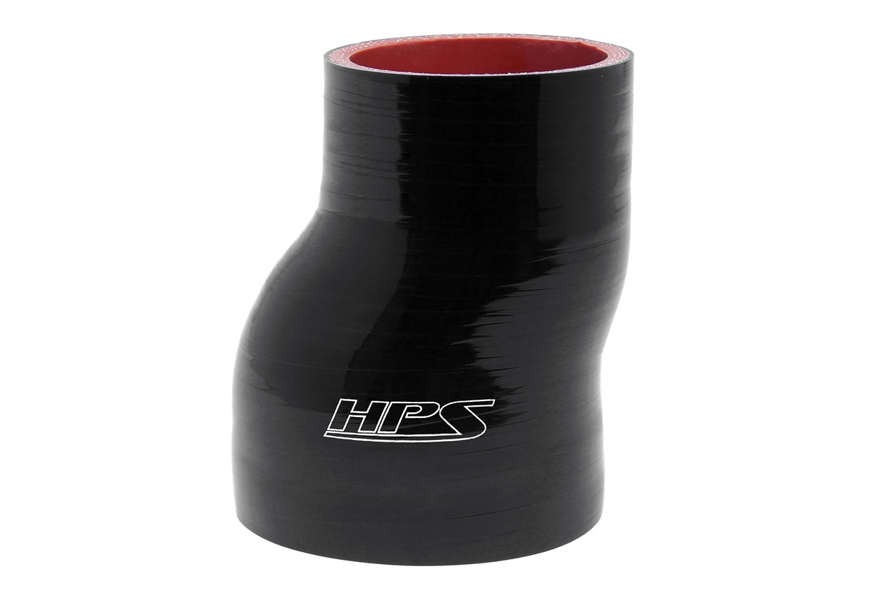 HPS 3" - 4" Silicone Offset Reducer Coupler Hose, High Temperature 4-ply Reinforced