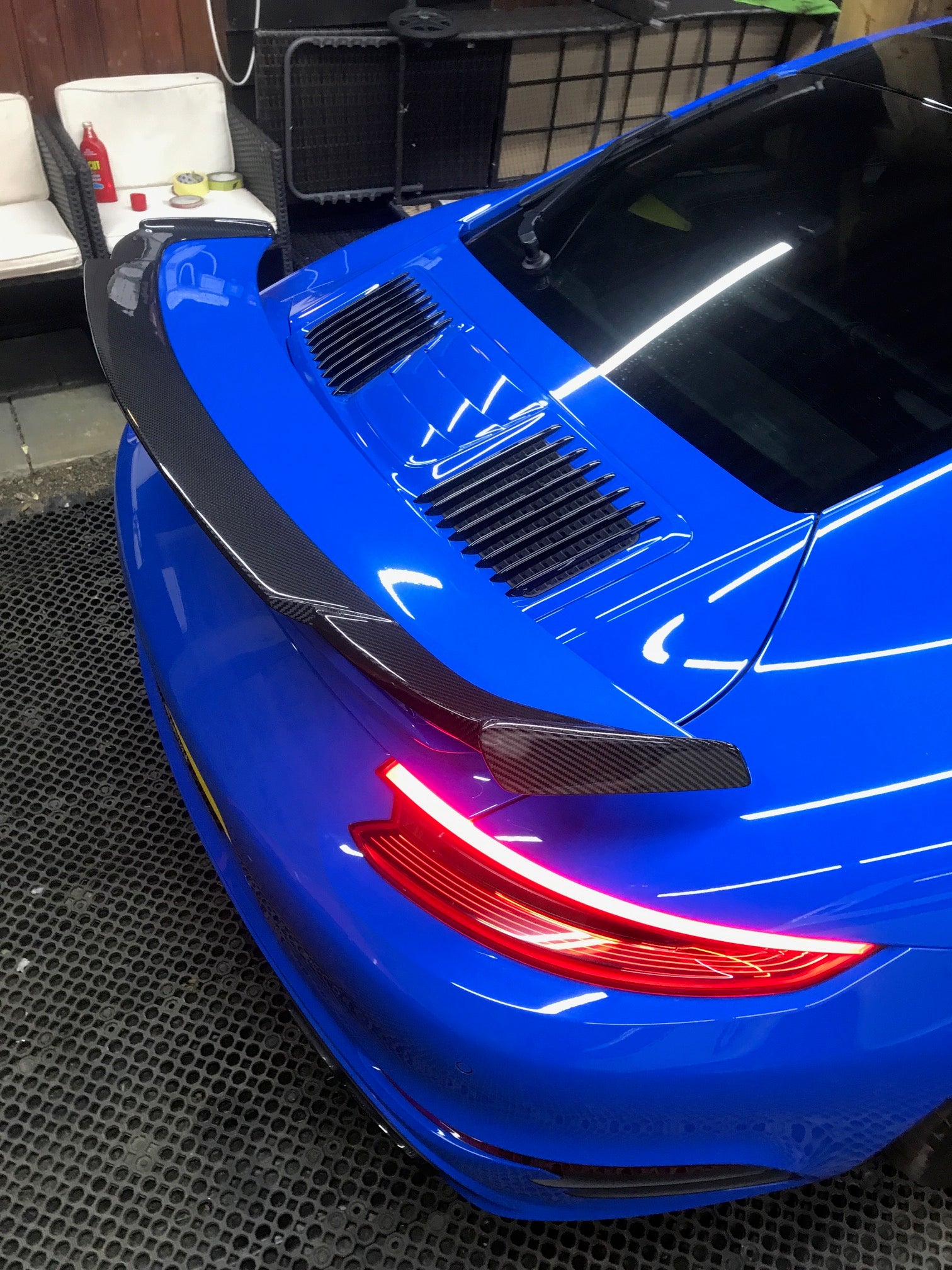 VR Performance VR Aero Porsche 991 Turbo/Turbo S Carbon Fiber Wing Lip Spoiler VR-991TT-610
