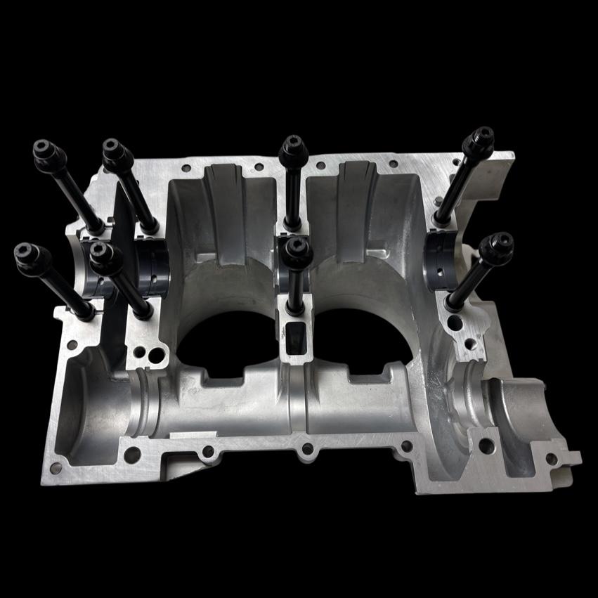 Brian Crower Polaris XPTurbo Crankcase w/Linebore, Shuffle Pin, ARP main studs and King mains BC4910 *Discontinued