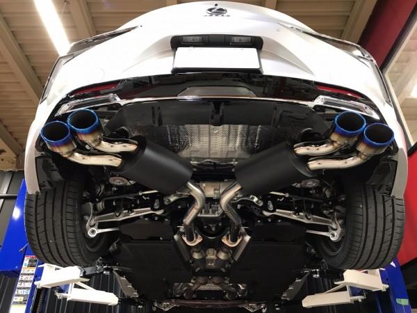 Apexi TOM'S Racing- Stainless Exhaust System (TOM'S Barrel/Titanium Tip) for 2018+ Lexus LC500