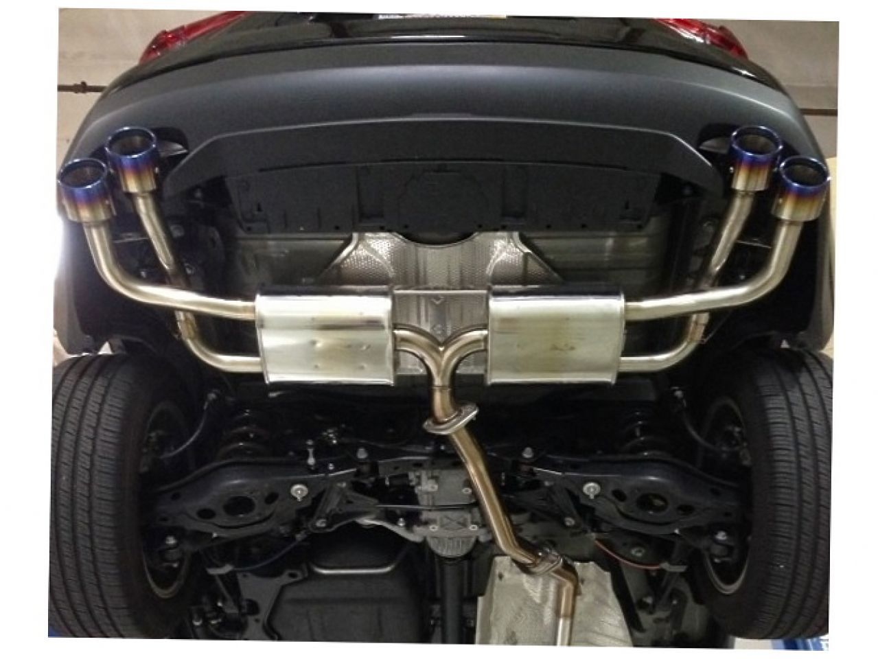 APEXi N1 Evolution-X Muffler: (15+) Lexus NX200t FWD/AWD - Titanium REAR ONL