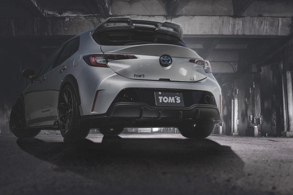 TOM'S Racing Rear Bumper Diffuser [No-Exhaust Outlet] - 2019-2022 Toyota Corolla Hatchback