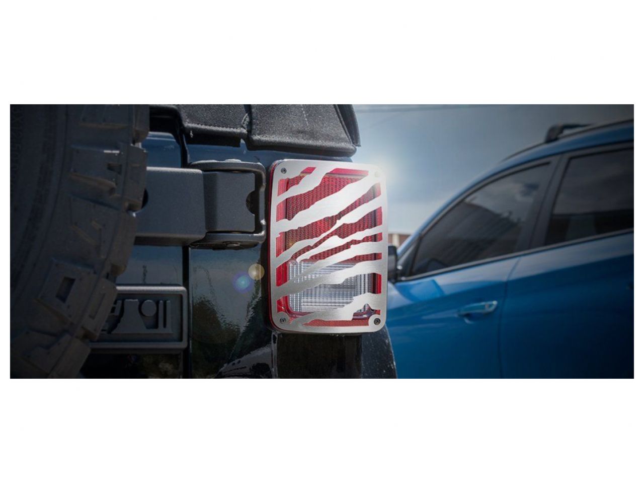 American Car Craft (ACC) Jeep Wrangler Safari Tail Light Covers (07-18 JK and JKU)