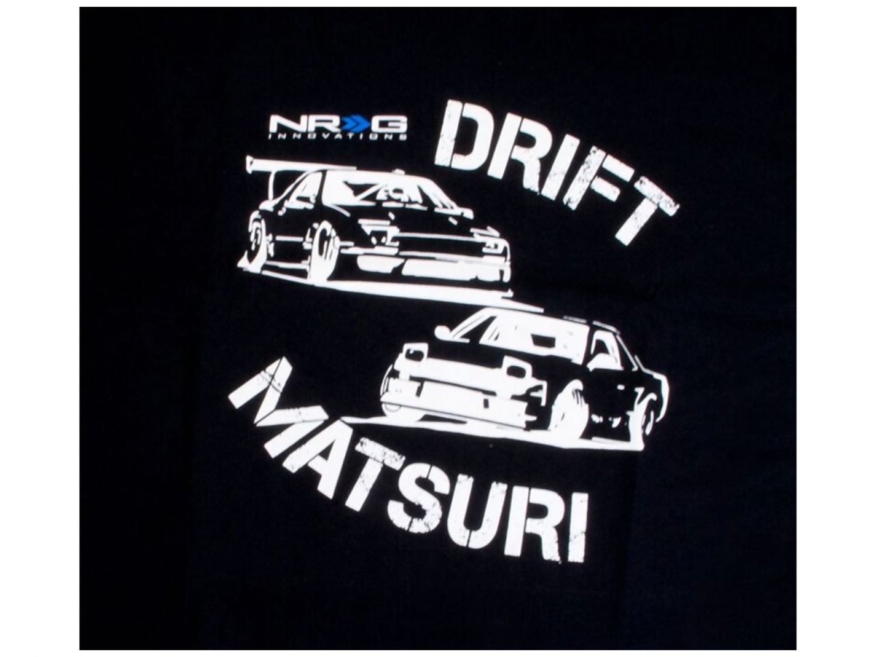 NRG Black T-Shirt. Drift Matsuri