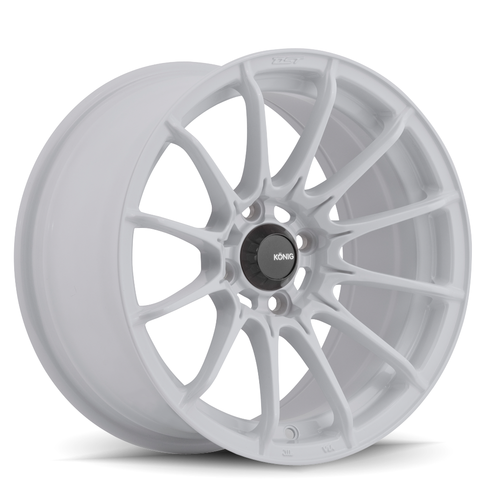 Konig Dial In Wheel Gloss White 15x7 +35 4x100