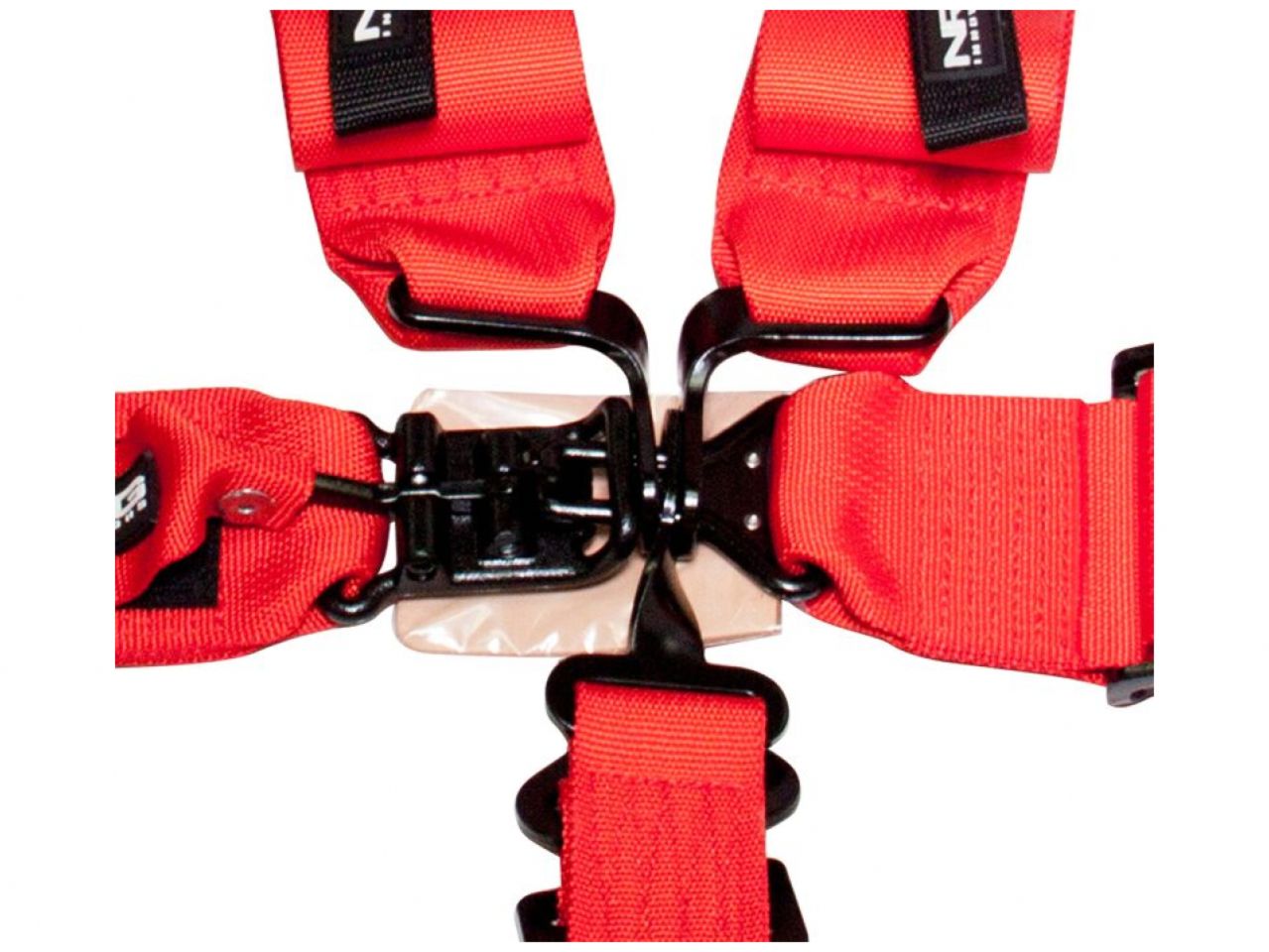 NRG Sfi 16.1 5PTt3in. Seat Belt Harness / Latch Link - Red