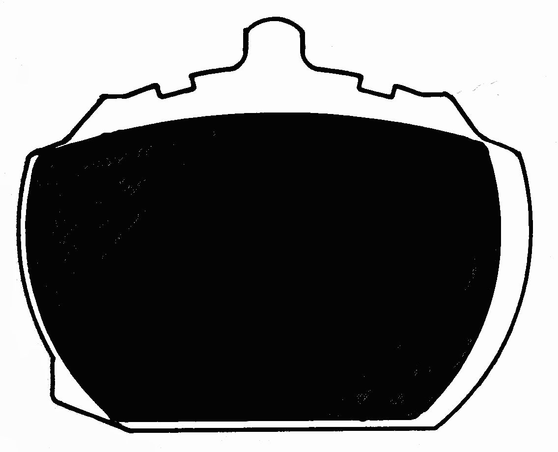 Porterfield Brake Pads for 1980 TRIUMPH TR 8