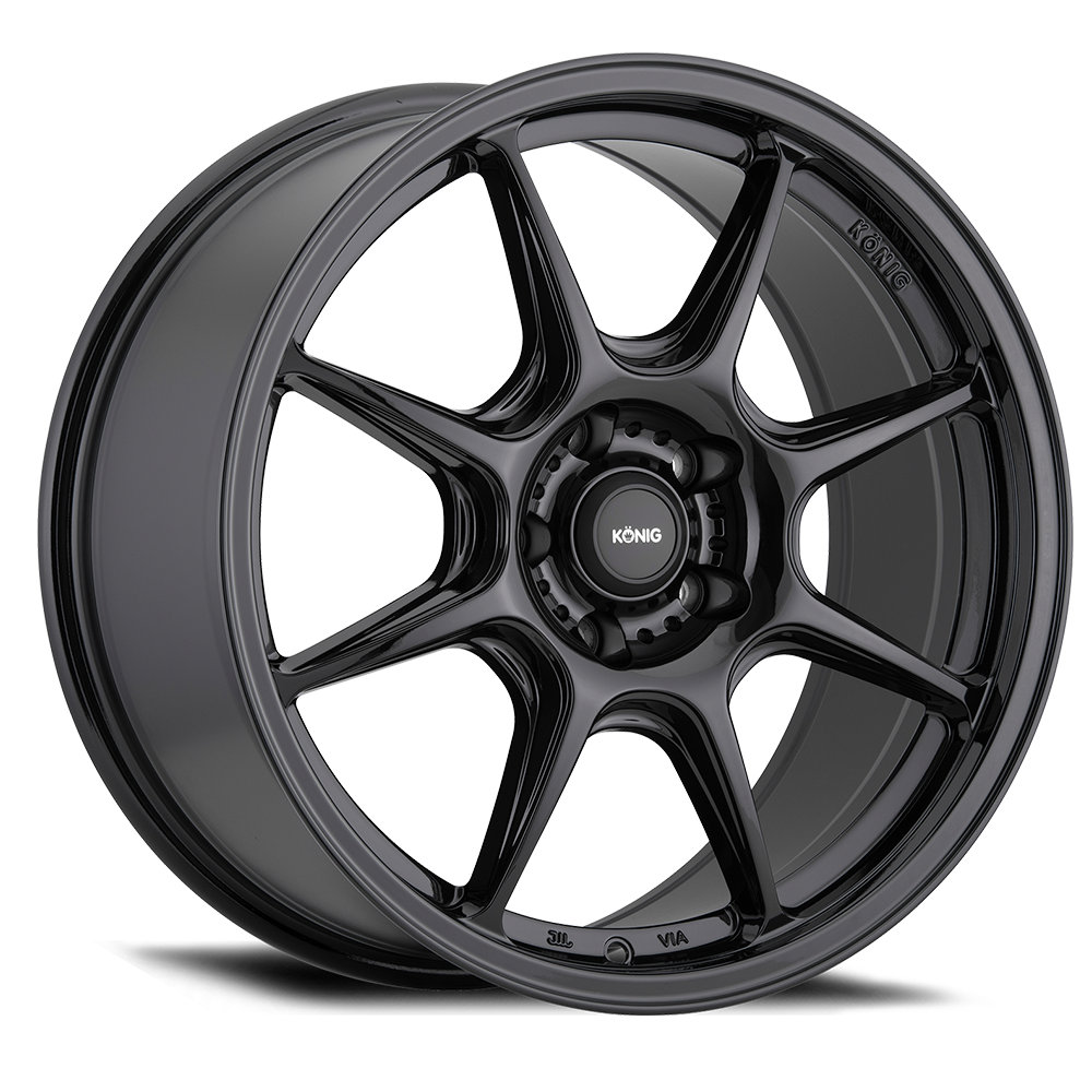 Konig Lockout Wheel Gloss Black 17x8 +38 5x100