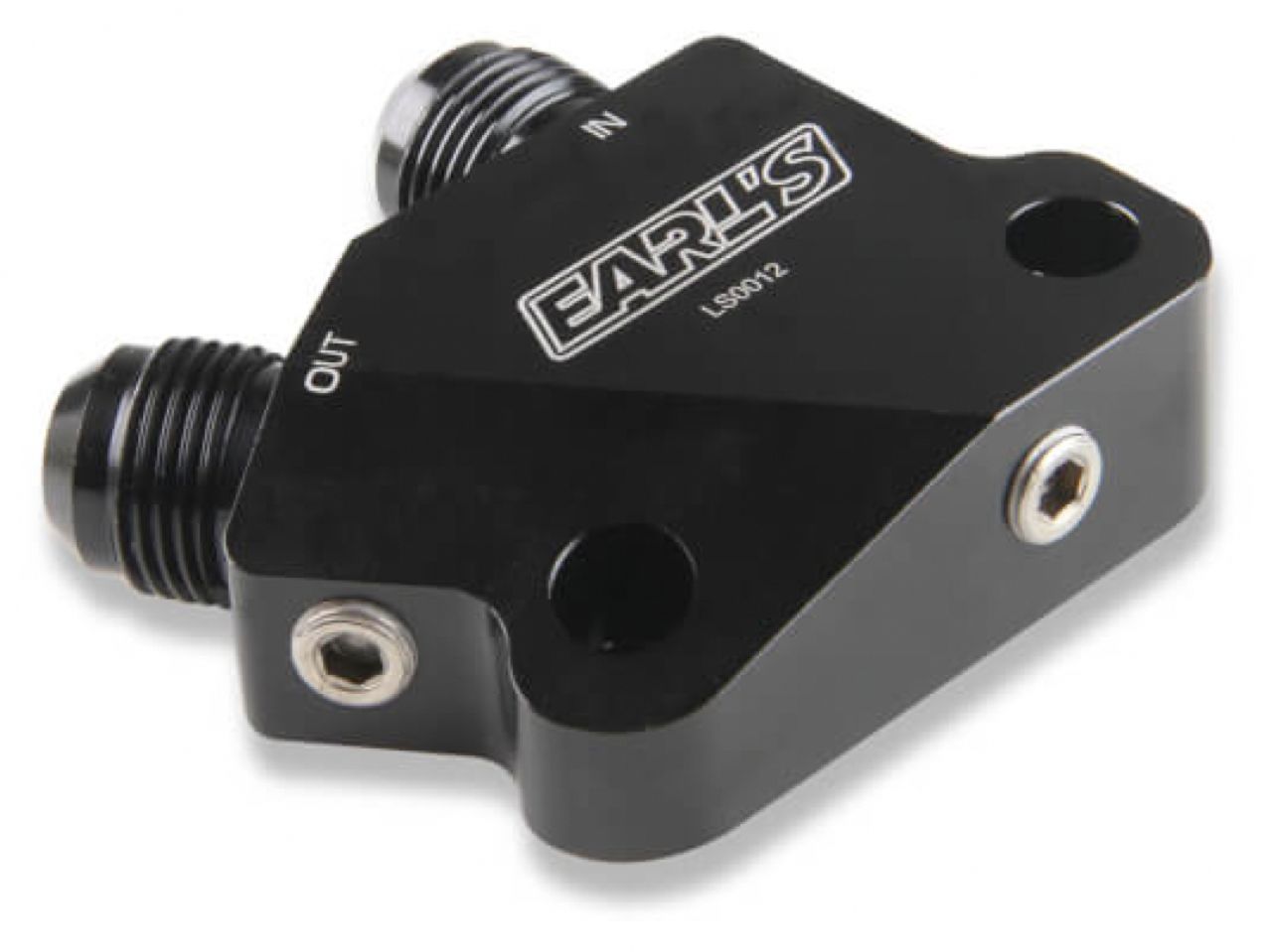 Earl's GM LS Engine Oil Cooler Adapter