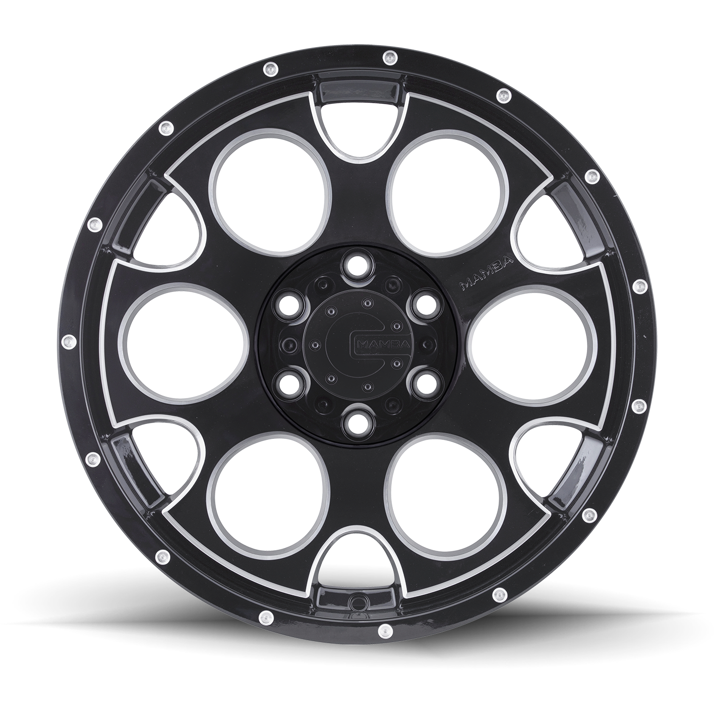 Mamba M17 Wheel Gloss Black w/ Milling 16x8 +13 6x114.3