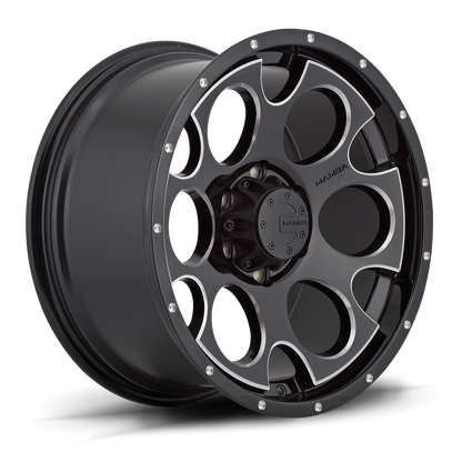 Mamba M17 Wheel Gloss Black w/ Milling 16x8 0 6x139.7