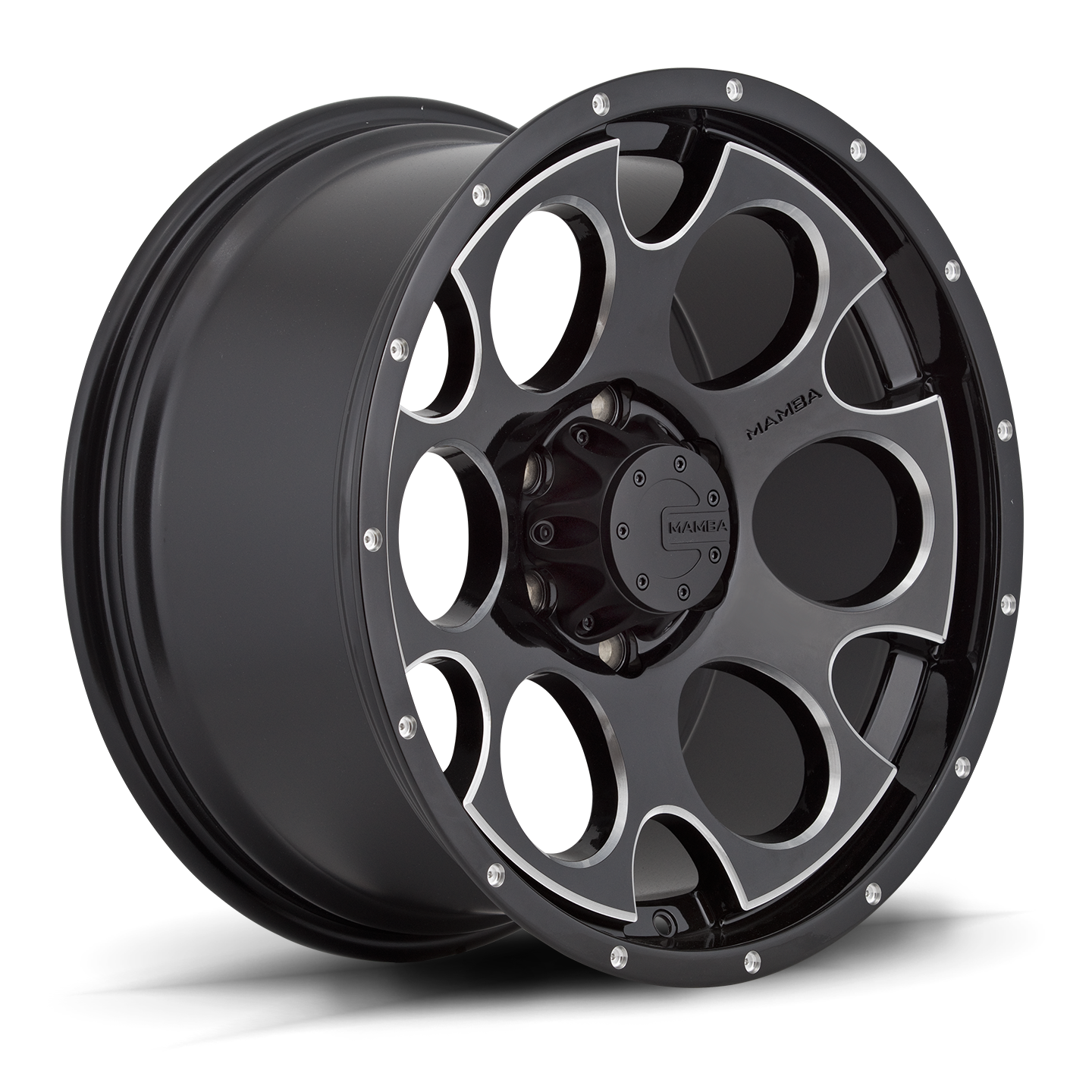 Mamba M17 Wheel Gloss Black w/ Milling 18x9 +12 6x139.7