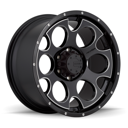 Mamba M17 Wheel Gloss Black w/ Milling 18x9 +12 6x139.7