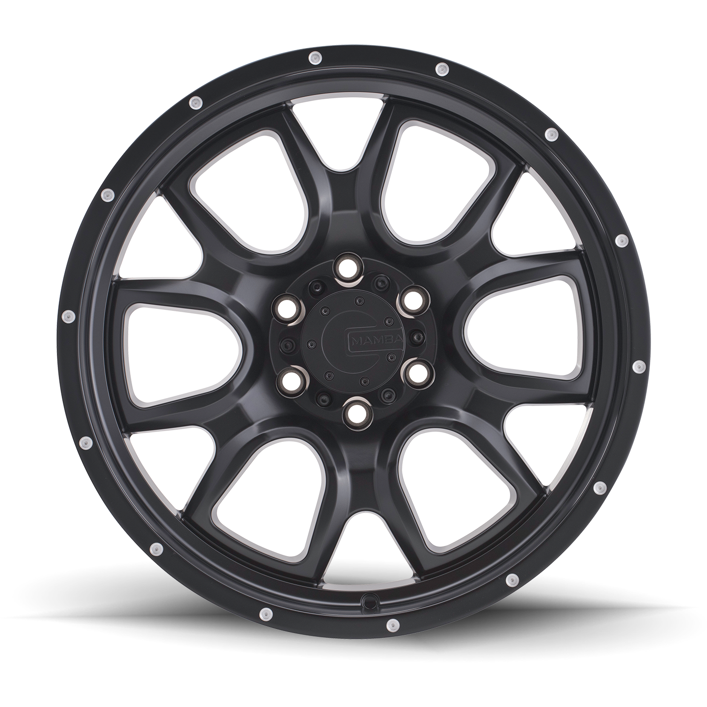 Mamba M19 Wheel Matte Black w/ Drill Holes 18x9 0 6x135