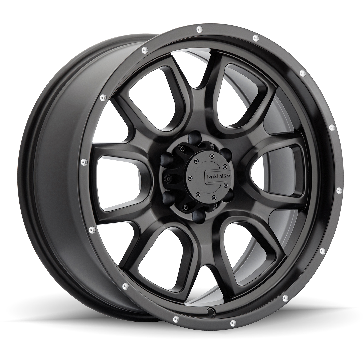 Mamba M19 Wheel Matte Black w/ Drill Holes 18x9 0 6x135