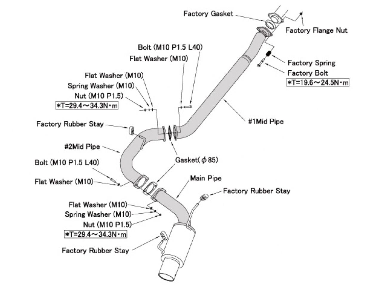 HKS Racing Muffler Impreza