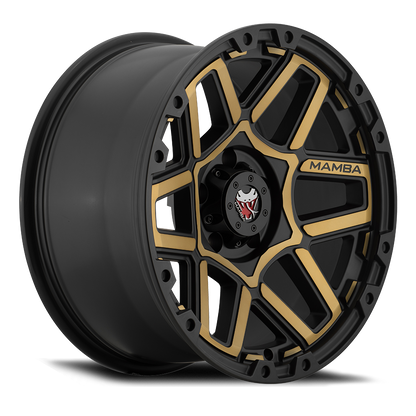 Mamba M23 Wheel Matte Black w/ Bronze Face 18x9 -12 5x127