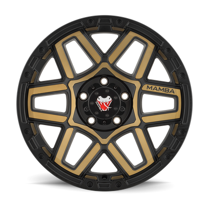 Mamba M23 Wheel Matte Black w/ Bronze Face 17x9 +12 5x139.7