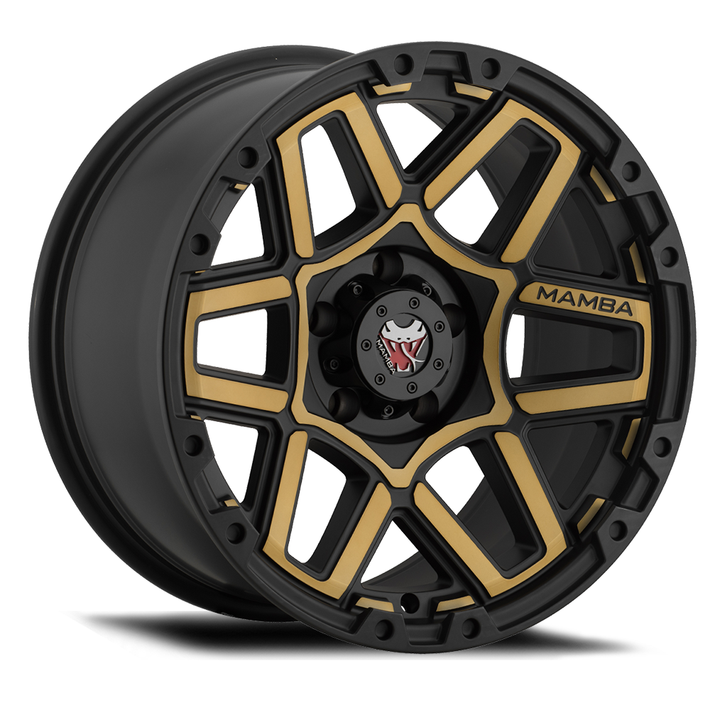 Mamba M23 Wheel Matte Black w/ Bronze Face 18x9 -12 5x127