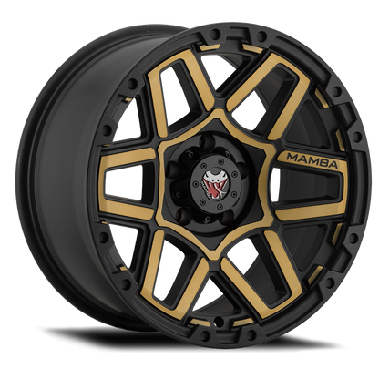 Mamba M23 Wheel Matte Black w/ Bronze Face 17x9 +12 5x139.7