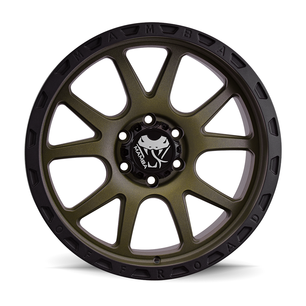 Mamba M27 Wheel Matte Bronze / Black Lip 18x9 +12 6x135