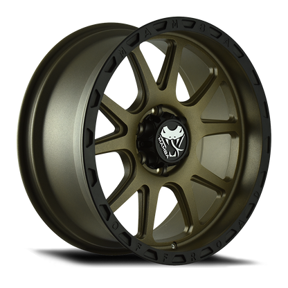 Mamba M27 Wheel Matte Bronze / Black Lip 18x9 -12 5x127