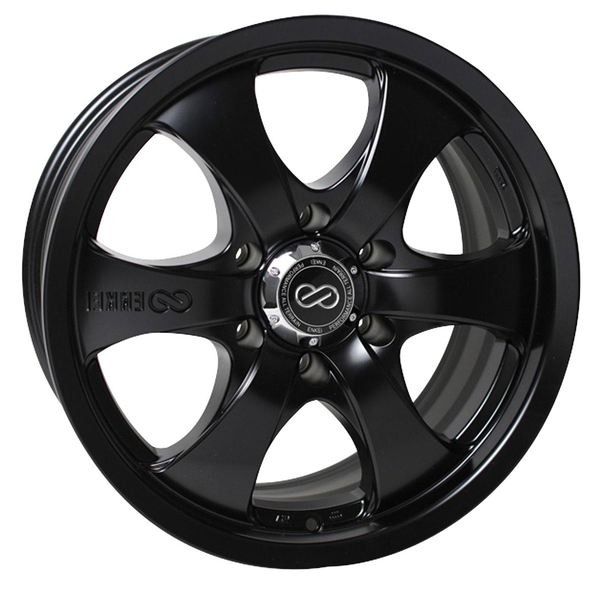 Enkei M6 Wheel Black 17x8 +20 6x114.3 482-780-6820BK