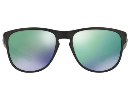 Oakley Sliver Round Matte Black with Jade Iridium