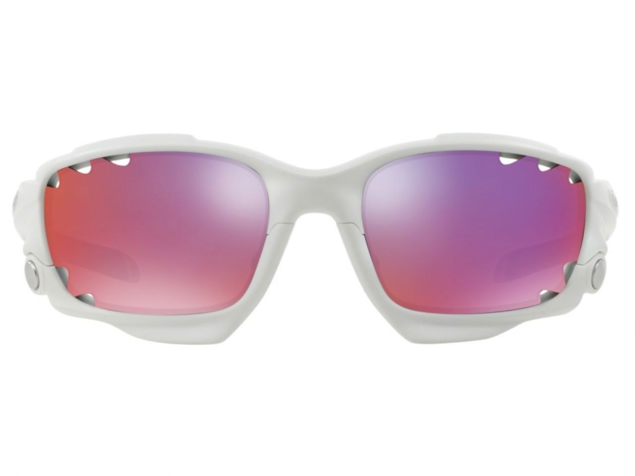 Oakley Racing Jacket Matte White with Prizm Road and Pers Vtd