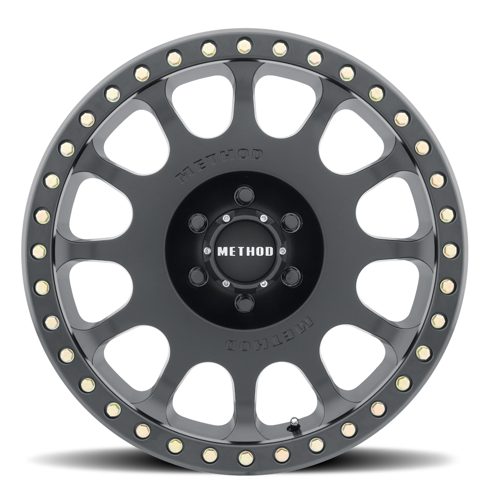 Method Race Wheels MR105 Beadlock Wheel Matte Black 17x9 -38 8x6.5