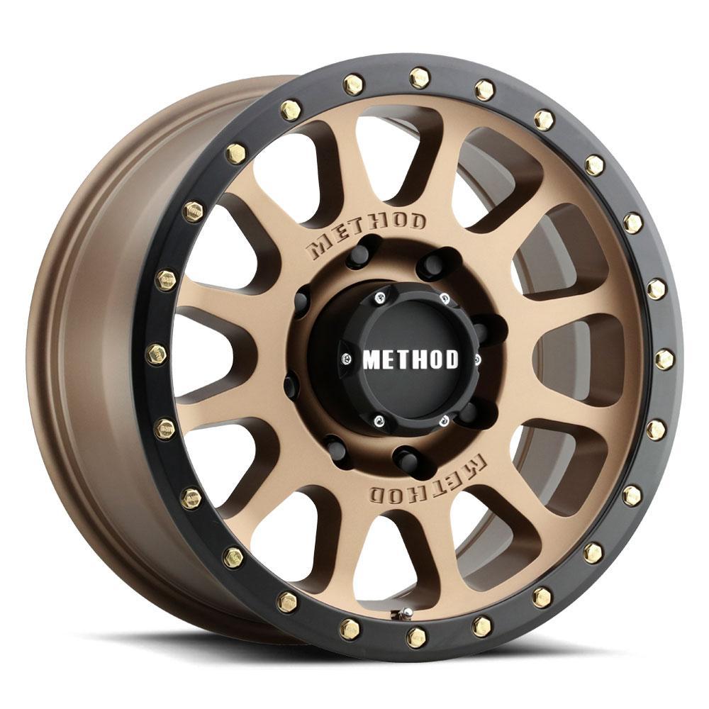 Method Race Wheels MR305 NV HD Wheel Method Bronze / Black Street Loc 18x9 +18 8x6.5