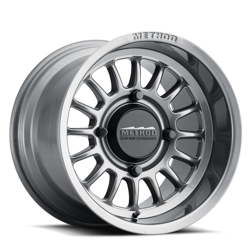 Method Race Wheels MR411 Wheel Gloss Titanium 15x7 +13 4x136