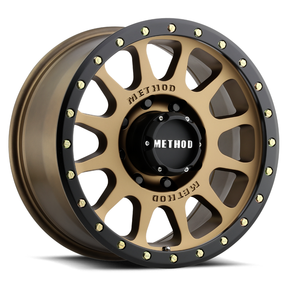 Method Race Wheels MR305 NV Wheel Method Bronze / Black Street Loc 18x9 0 6x5.5