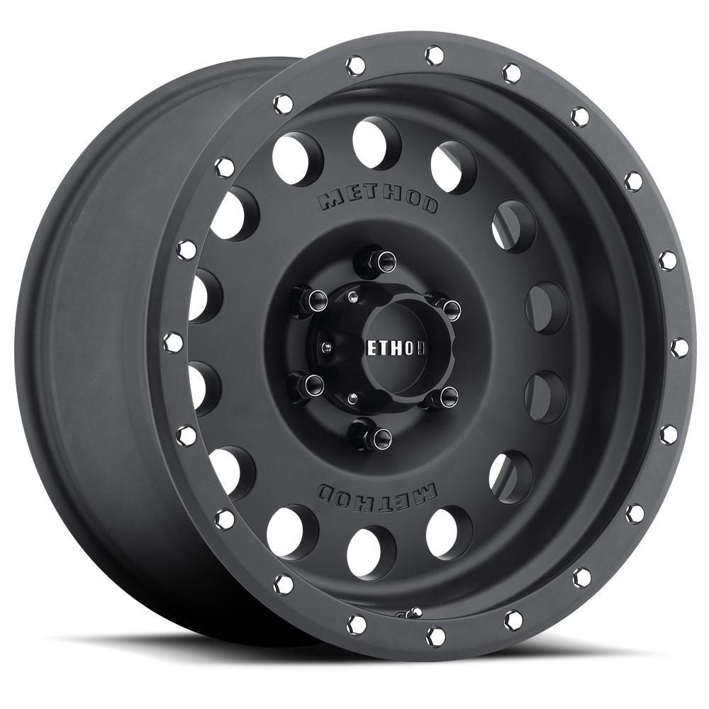 Method Race Wheels MR307 Hole Wheel Matte Black 17x8.5 0 6x135