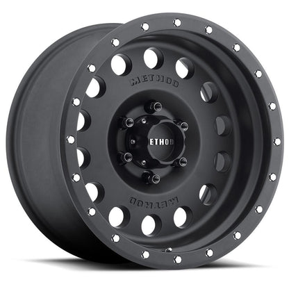 Method Race Wheels MR307 Hole Wheel Matte Black 17x8.5 0 6x135