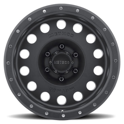 Method Race Wheels MR307 Hole Wheel Matte Black 17x8.5 0 6x135