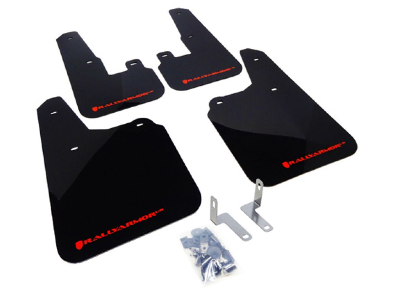 Rally Armor Mud Flaps MF16-UR-BLK/RD Item Image