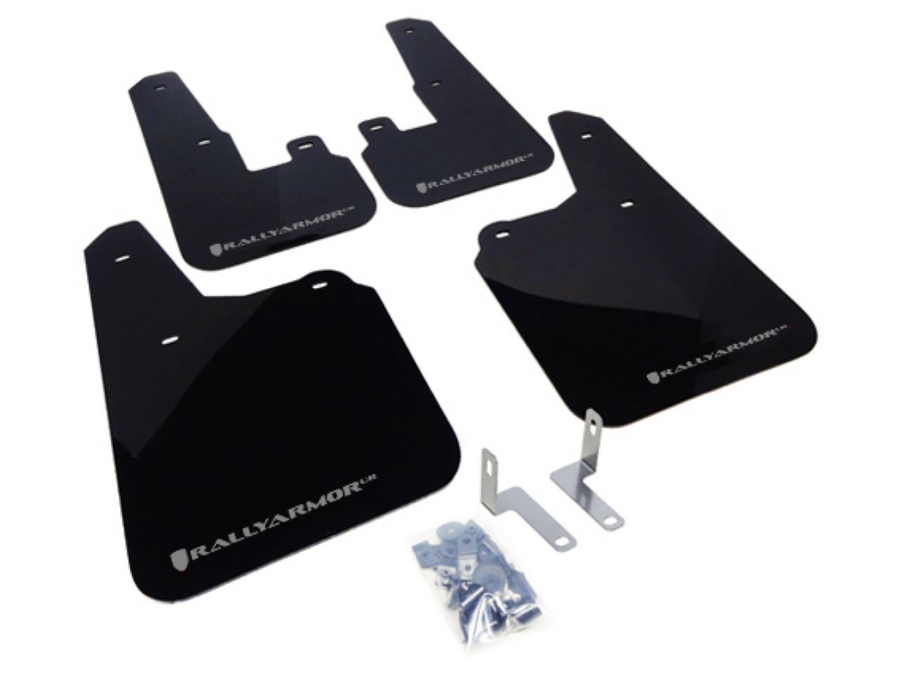 Rally Armor Mud Flaps MF16-UR-BLK/SIL Item Image