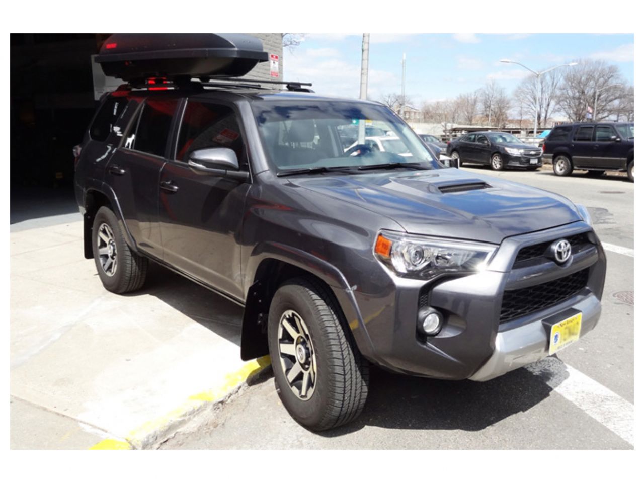 Rally Armor  12-19 Toyota 4Runner UR Black Mud Flap w/ Silver Logo