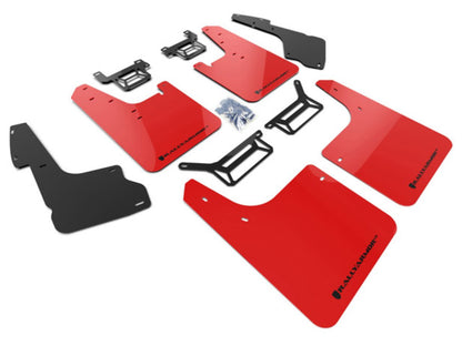 Rally Armor  12-19 Toyota 4Runner UR Red Mud Flap w/ Black Logo