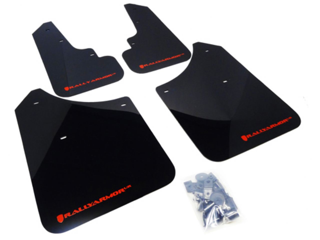 Rally Armor Mud Flaps MF5-UR-BLK/RD Item Image